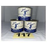 (3) Sailor Boy 12 Oz Oysters Can,