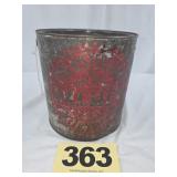 J.W.Chew 1 Gal Bail Oyster Can,