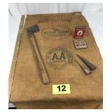 AGRICO Tobacco Fert. Bag, Tobacco Knive, 2 Spears,