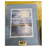 M.L. Troutman Framed Lighthouse Print,