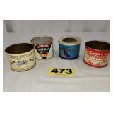 (4) 1 Lb. Crabmeat Cans,