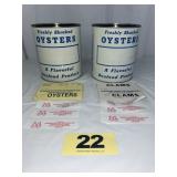 (2) Warren Denton Gal Cans & Ephemra