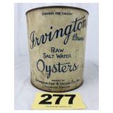 Irvington 1 Gal Salt Water Oysters Can,