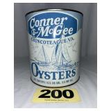 Conner & McGee 1 Gal Oyster Can,