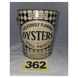 E.C. Holmes 1 Gal Bail Oysters Can,