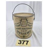 Keystone Brand 1 Gal Bail Oysters Can,