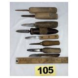8 Oyster/Seafood Knives