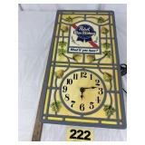 Pabst Blue Ribbon Beer Lighted Clock,