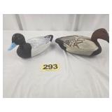 (2) Lesser Sculpt Working Decoys