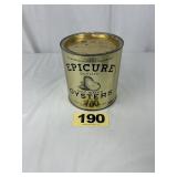 Epicure 1 Gal Salt Water Oysters Can,