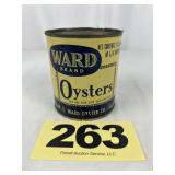 Ward Brand 1 Pt Oysters Can,