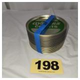 25 1-Gal Plain Oyster Can Lids