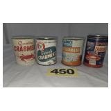 (3) 1 Lb & 12 Oz Crabmeat Cans,