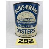 Renis-Brand 1 Gal Oysters Can,