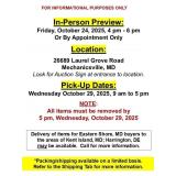 Informational Slide - Dates & Times