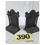 Cast Metal Bookends