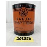 Fresh 1 Gal Oysters Can,