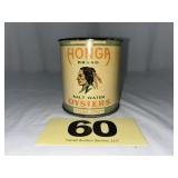 Honga Brand 1 Pt Salt Water Oysters Can,
