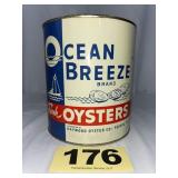 Ocean Breeze 1 Gal Oysters Can,
