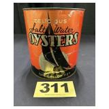 1 Gal Thos. E. Jones & Co Oysters Can,