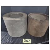 (2) Oyster Shipping Tins,