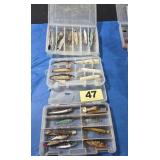 (3) Bins of Fishing Tackle