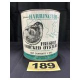 1 Gal Harrington Oysters Can,