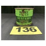 12 Oz Ware River Oysters Can,