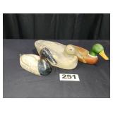 Duck Decoy Trio, (see description)