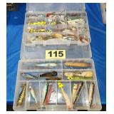 (2) Bins of Fishing Tackle