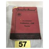 McCormick Farmall Cub Tractor Oper, Manual