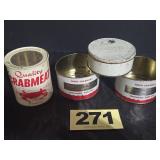 (4) Crab Meat Cans,