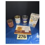 Asst Oysters Cans, Breading Label, Oyster Puff Mix