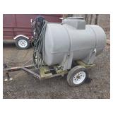 60"x44" Trailer/300 Gal Poly Water Tank,