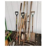 Asst of Hand Tools, Shovel, Trimmers etc