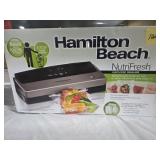 Hamilton Beach NutriFresh Vacuum Sealer w/Bags