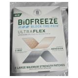 BIO FREEZE Ultra Fles Lidocaine Patch
