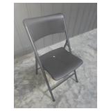 Plastic Molded Folding Chairs (Black)