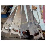Flat of (7) Handsaws assorted sizes