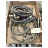 Flat of hydraulic hoses