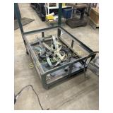 Steel deck cart