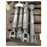 5-Welded clevis Hydraulic cylinder 3/4' shaft  NEW