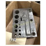Shim punch block 1/8' - 1'  no punches