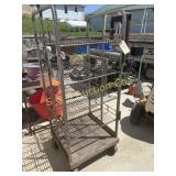 Steel wire rack on wheels 27'X 25' X 66'