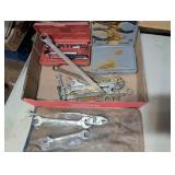 1/4' socket set & small tool kit & misc wrenches