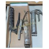 (3) Grease guns 2 pistol grip