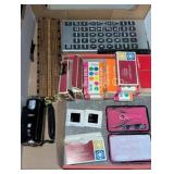 Photo Slides Digital Movie Camera Cribbage board