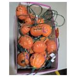 String of Halloween pumpkin lights