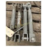 4-Welded clevis Hydraulic cylinder 3/4' shaft  NEW