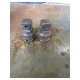 (2) Williams impact adapters 3/4'-1'